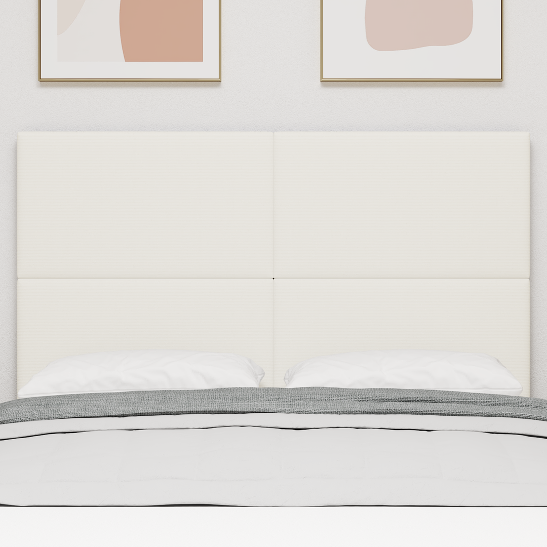 Hovedgærde Creme 144 cm Velourstof