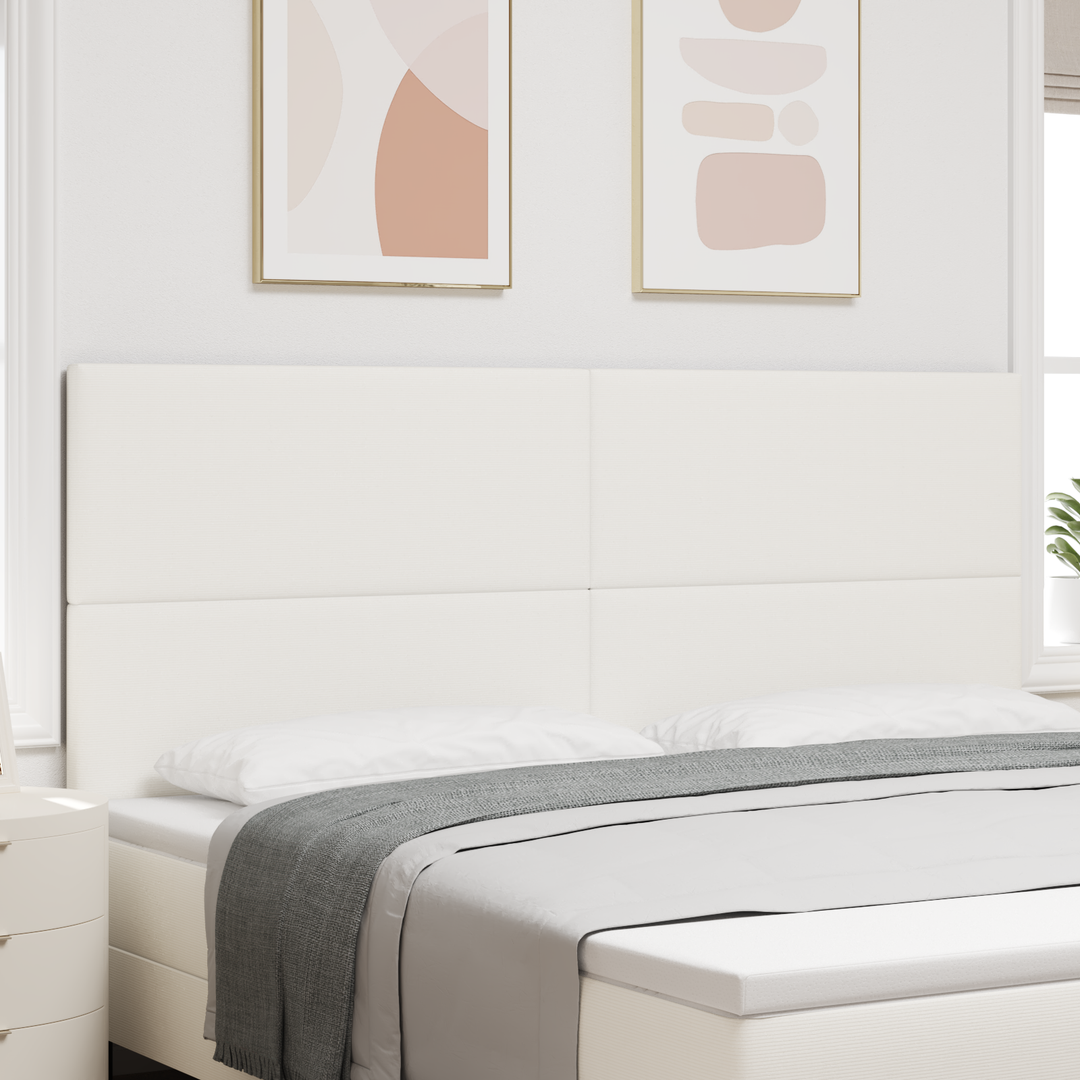 Hovedgærde Creme 200 cm Velourstof