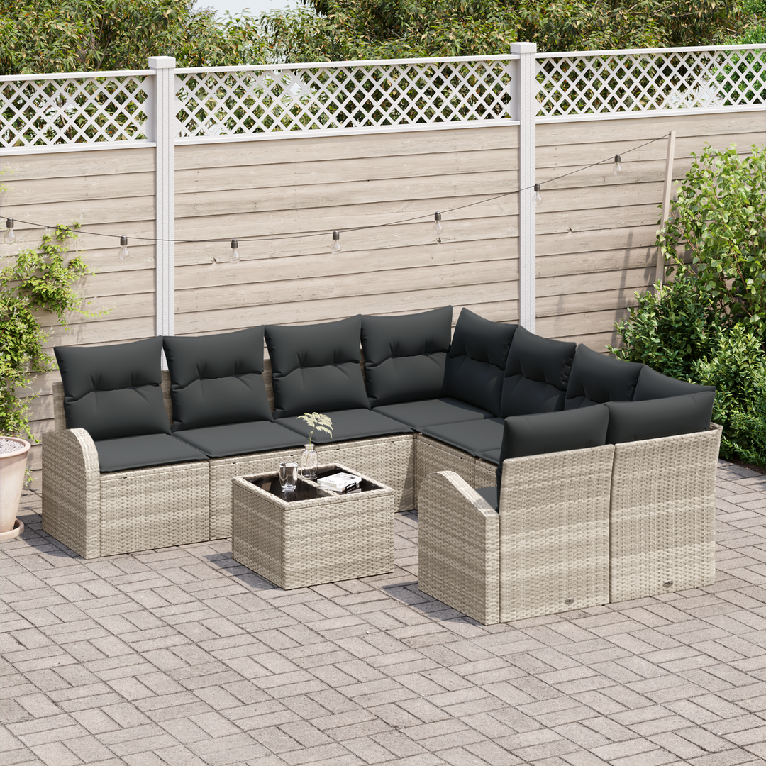 Havesofa Sæt 55 x 55 x 37 cm polyrattan