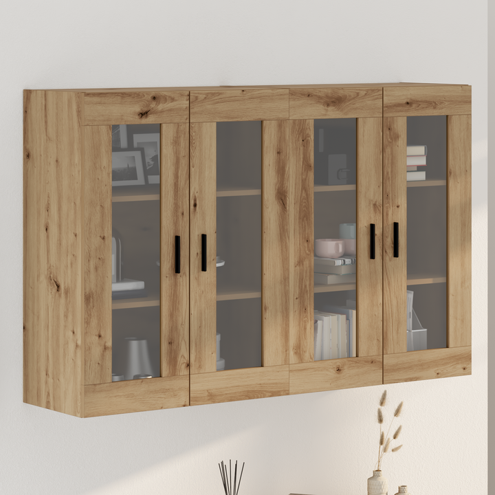 Væghængte skabe 2 pcs artisan eg 69,5 x 34 x 90 cm