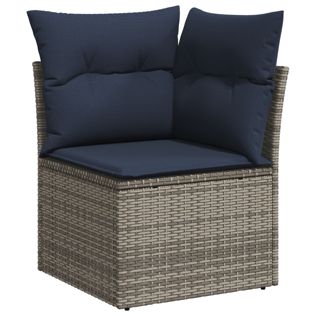 Havemøbelsofa med pude Grå 62 x 62 x 69 cm polyrattan