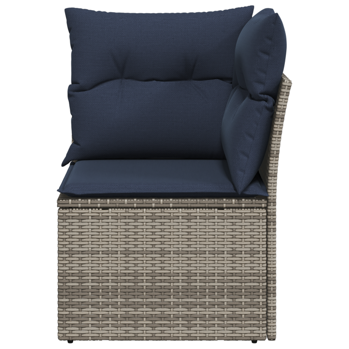 Havemøbelsofa med pude Grå 62 x 62 x 69 cm polyrattan