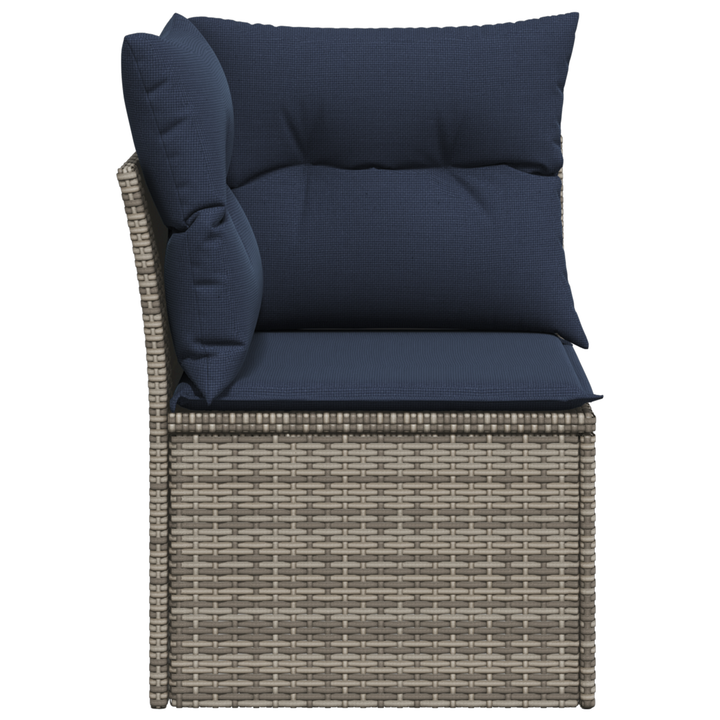 Havemøbelsofa med pude Grå 62 x 62 x 69 cm polyrattan