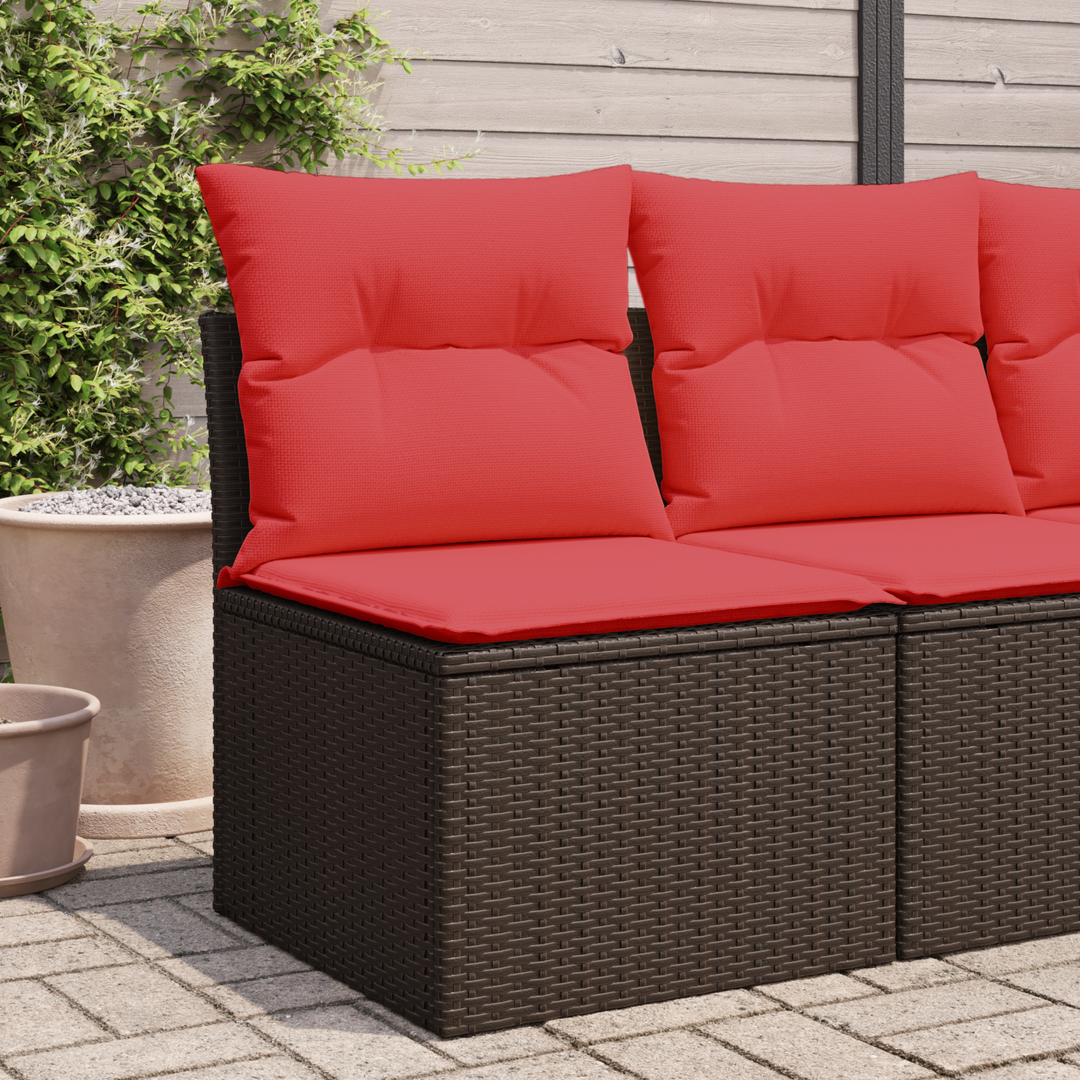 | Havemøbelsofa | med pude Brun 55 x 62 x 69 cm polyrattan