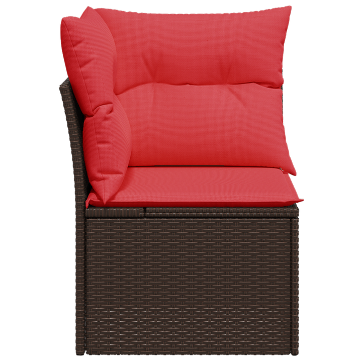 | Havemøbelsofa | med pude Brun 62 x 62 x 69 cm Poly rattan