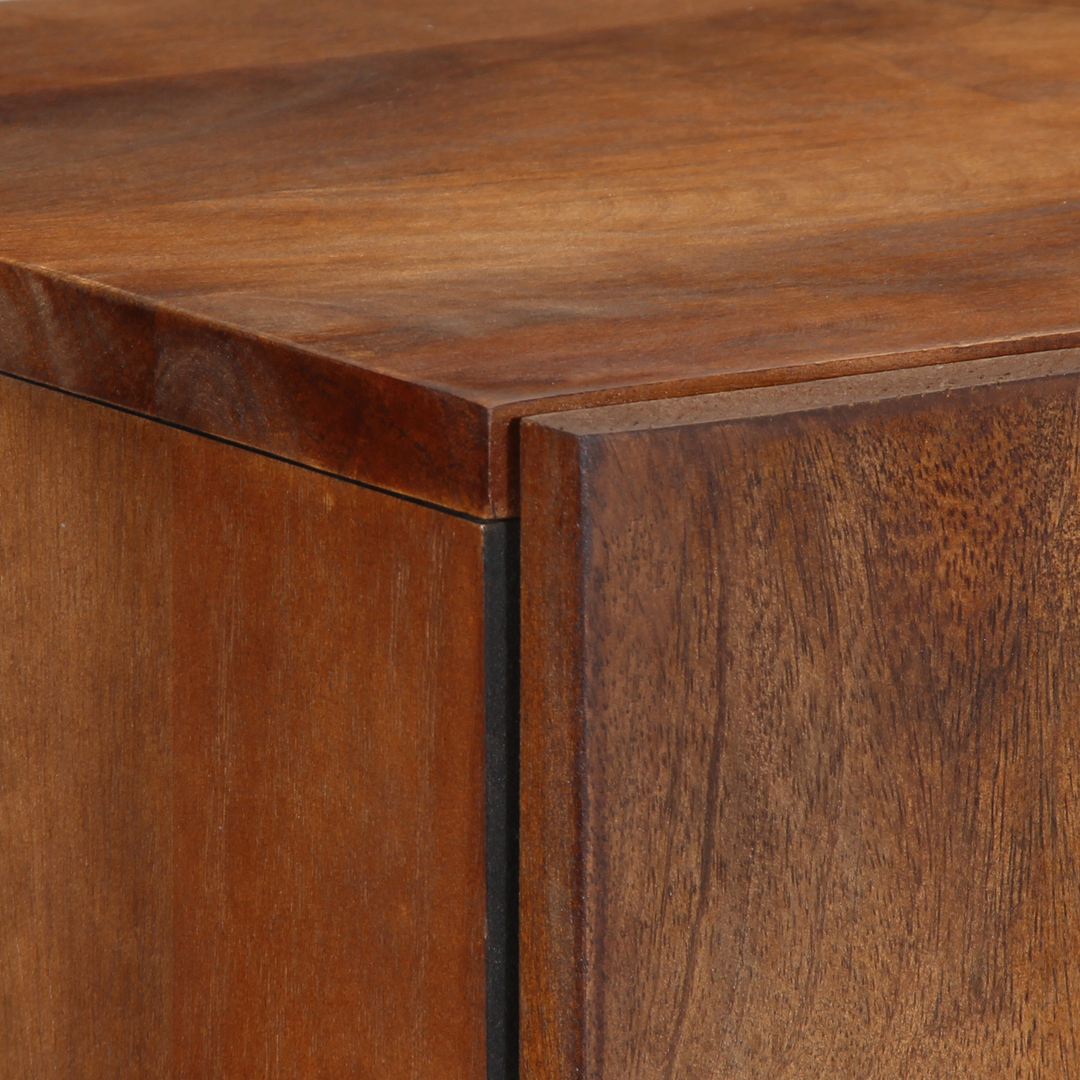 Highboard Brun 60 x 33 x 100 cm Massivt mangotræ