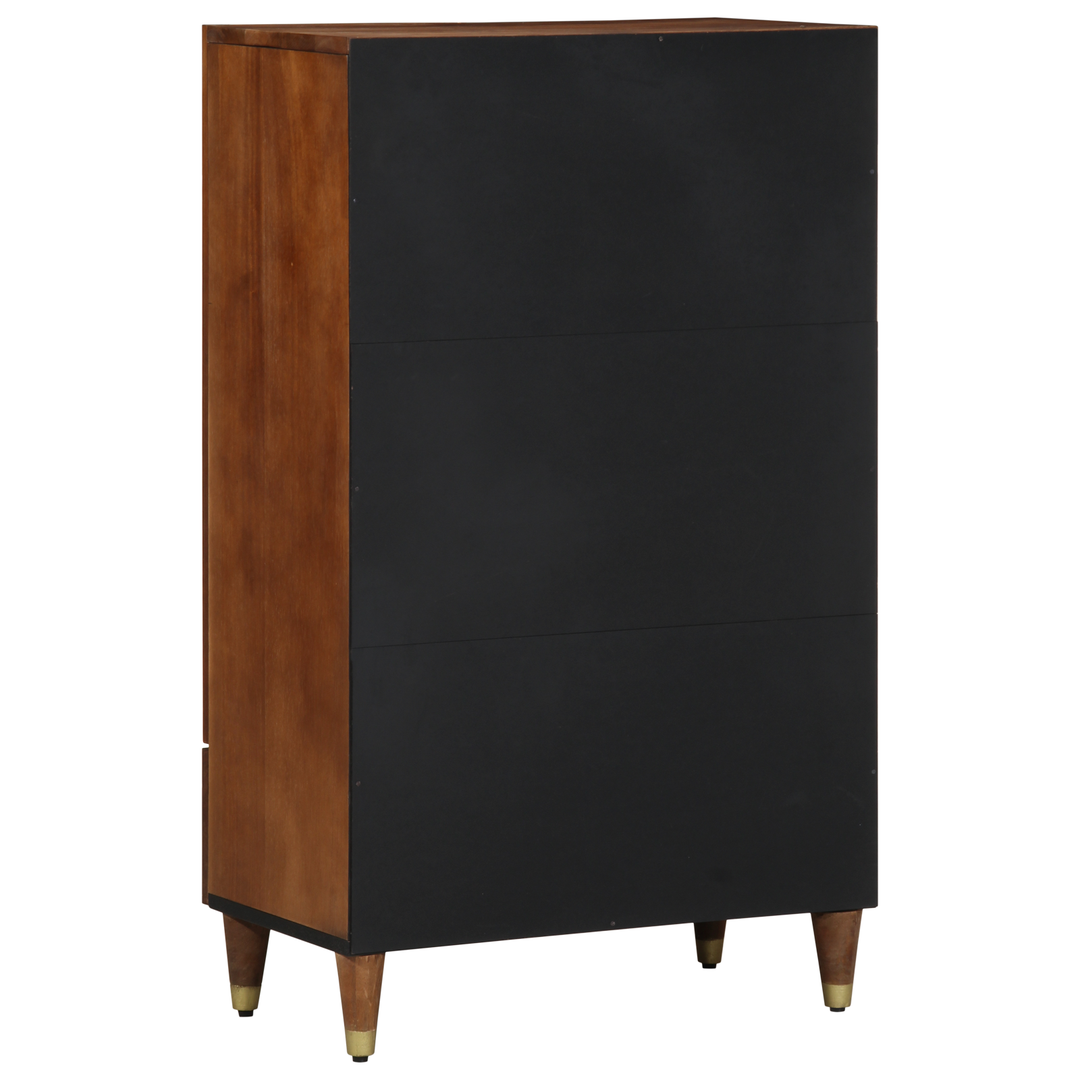 Highboard Brun 60 x 33 x 100 cm Massivt mangotræ