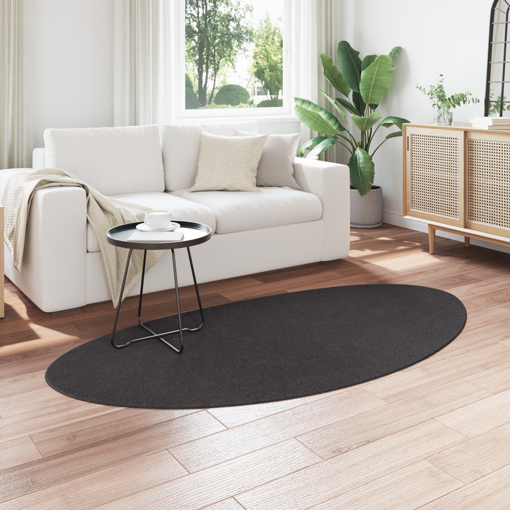 Områdetæpper HUARTE Antracit 100 x 200 cm Polyester