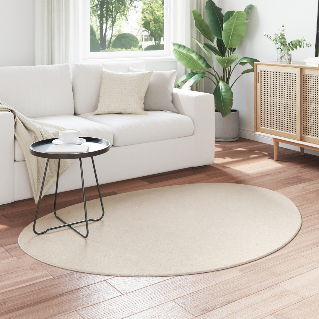 Områdetæpper HUARTE Beige 120 x 170 cm Polyester