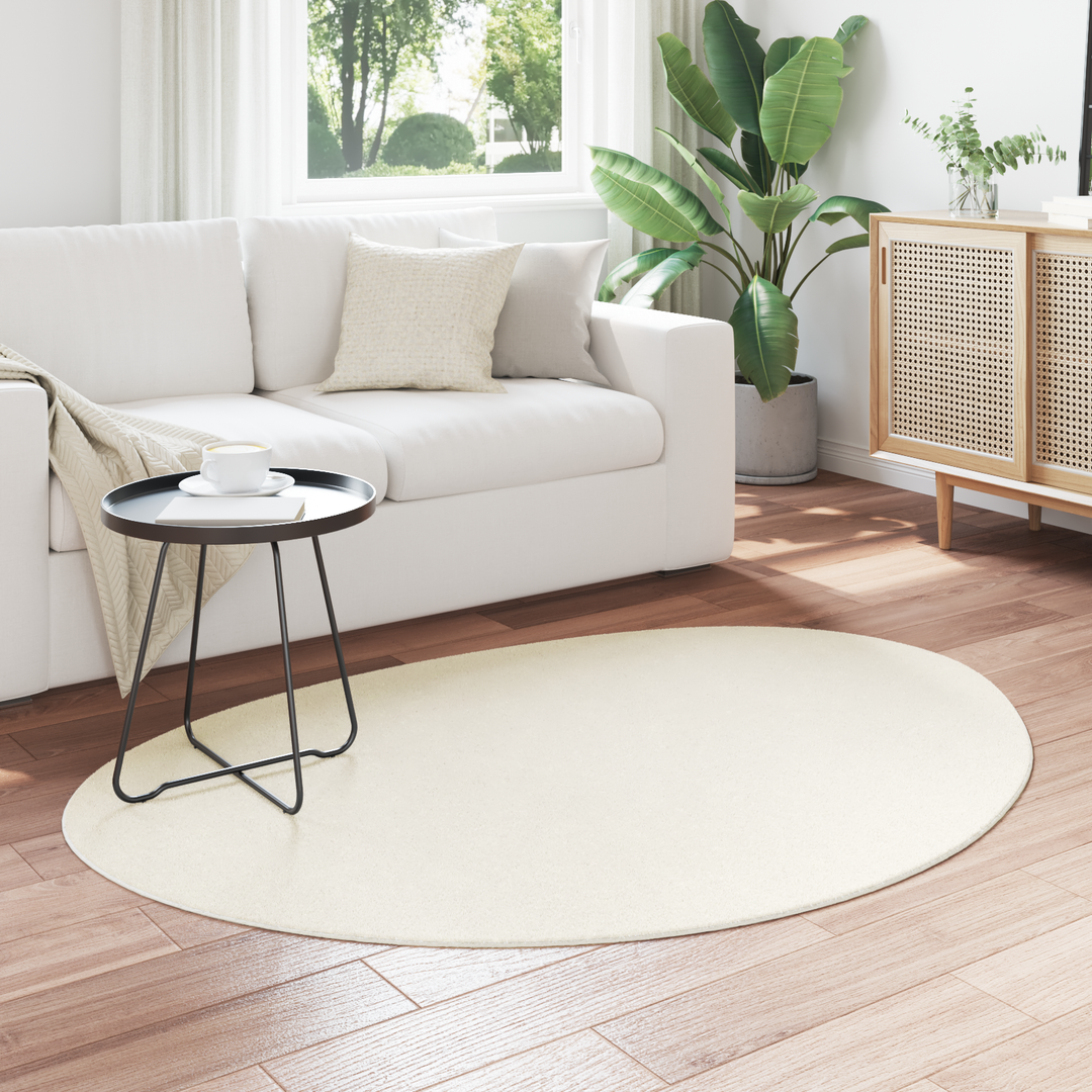 Områdetæpper HUARTE Creme 100 x 200 cm Polyester