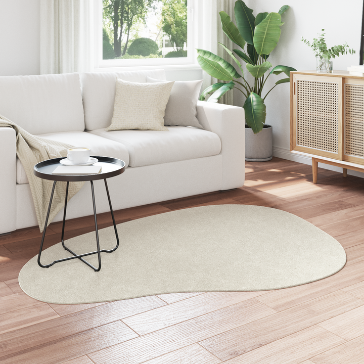 Områdetæpper HUARTE Creme 120 x 170 cm Polyester