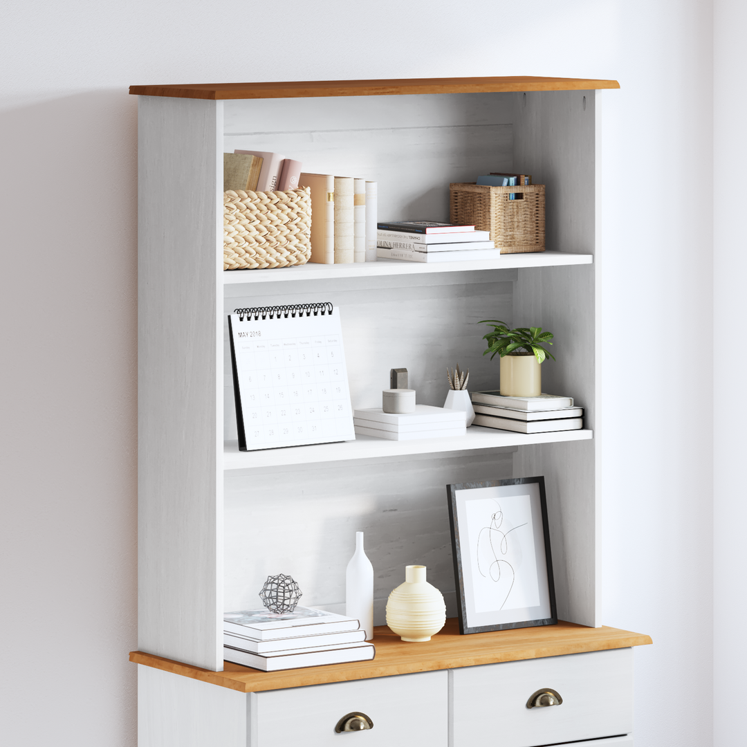 Skab ASKIM 91 x 30 x 104 cm Massivt fyrretræ