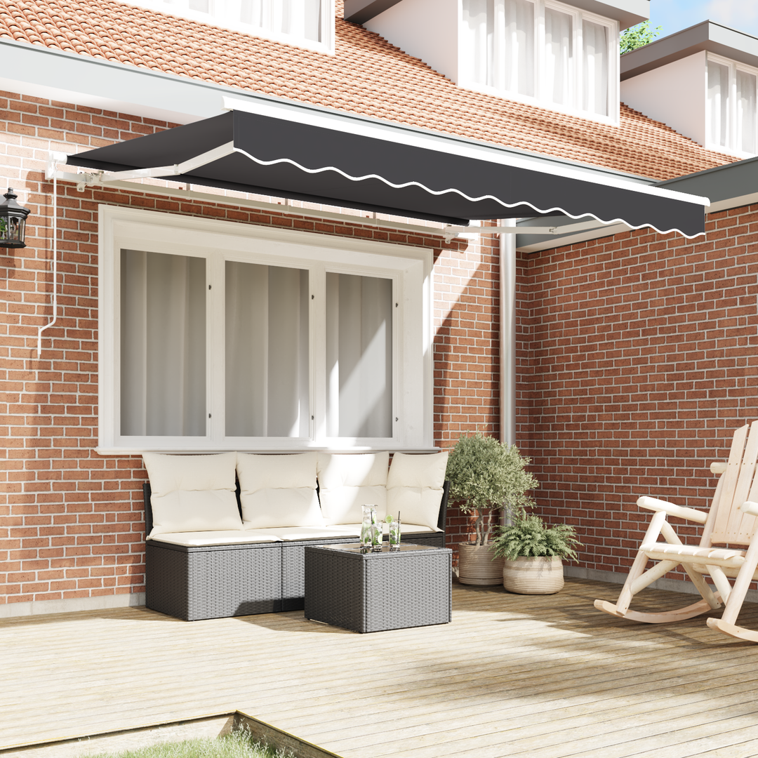 Reservedug til markise Antracit 3 x 2 m Polyester