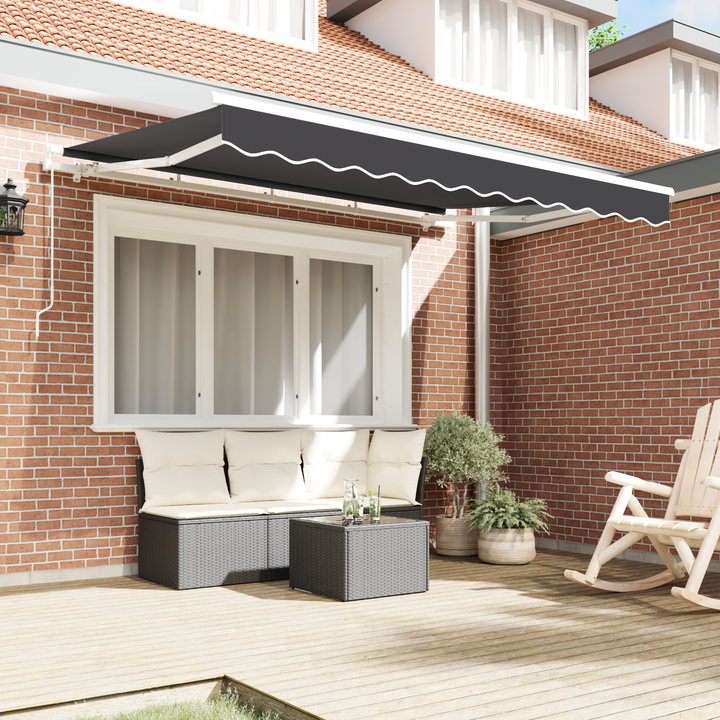 Reservedug til markise Antracit 3 x 2 m Polyester