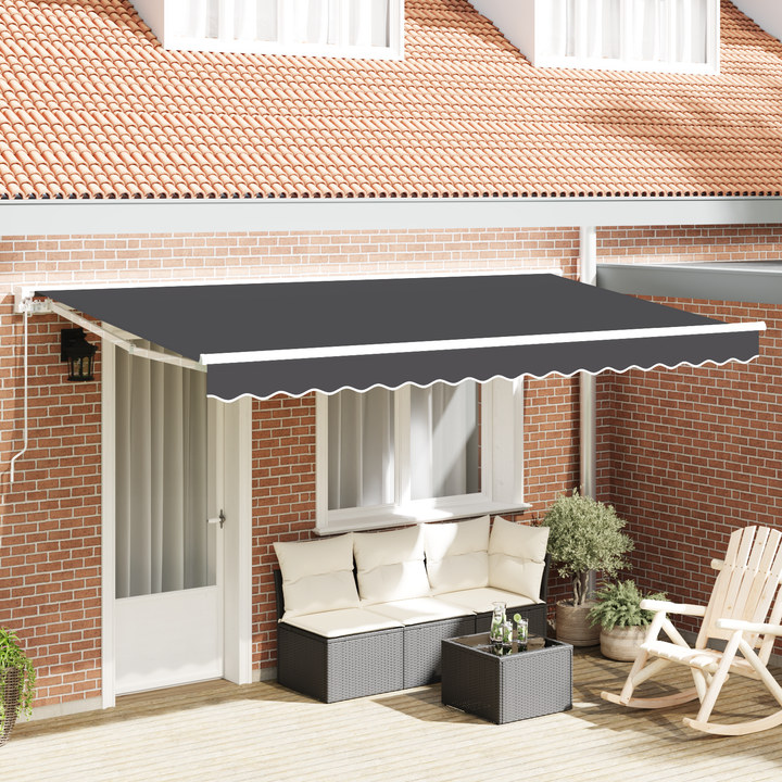 Reservedug til markise Antracit 4 x 2 m Polyester