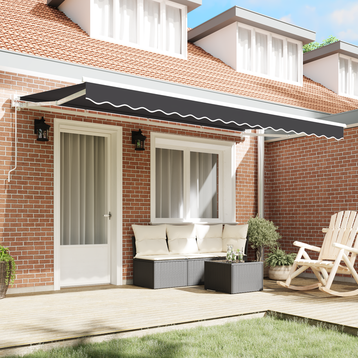 Reservedug til markise Antracit 4 x 2 m Polyester