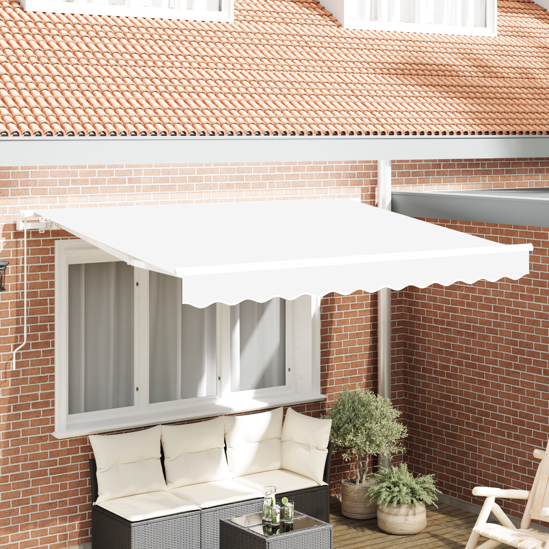 Reservedug til markise Hvid 3 x 2,5 m Polyester
