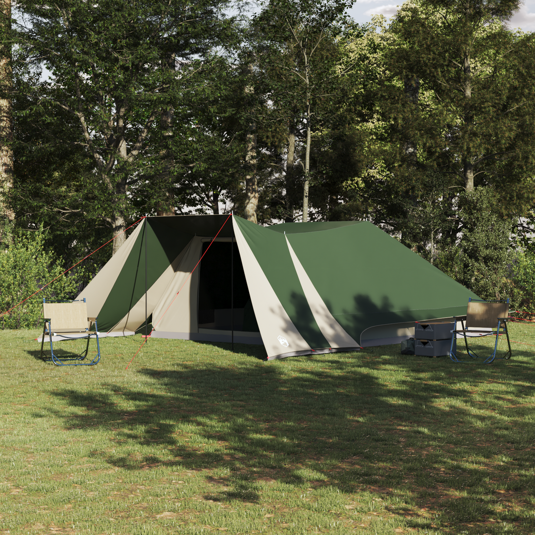 Tipi telt med tag med opbevaring Grøn 660 x 456 x 200 cm taft