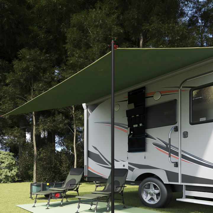Vandafvisende Tarp personer 240 x 460 cm Vandtæt Grøn taft