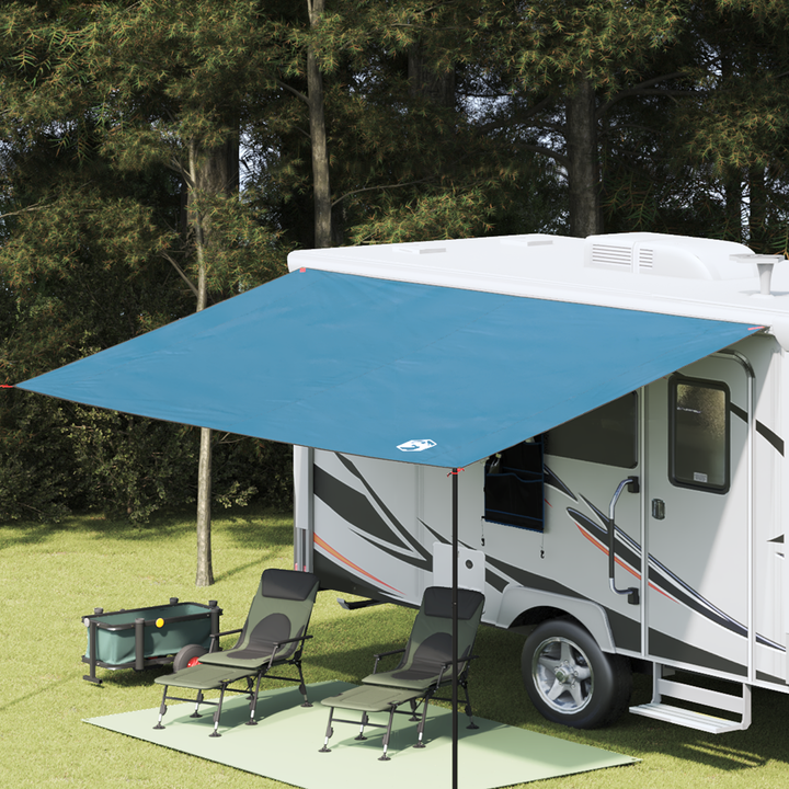 Vandafvisende Tarp personer 240 x 460 cm Vandtæt Blå taft