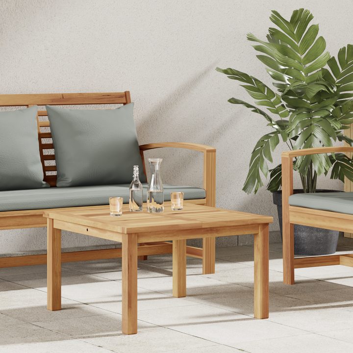 Sofabord Brun 60 x 60 x 36 cm Massiv Teaktræ