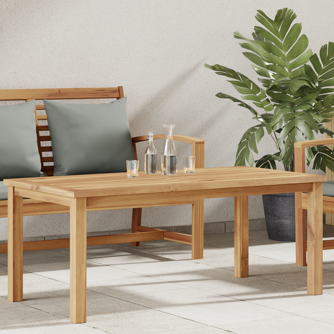 Sofabord Brun 110 x 55 x 45 cm Massiv Teaktræ