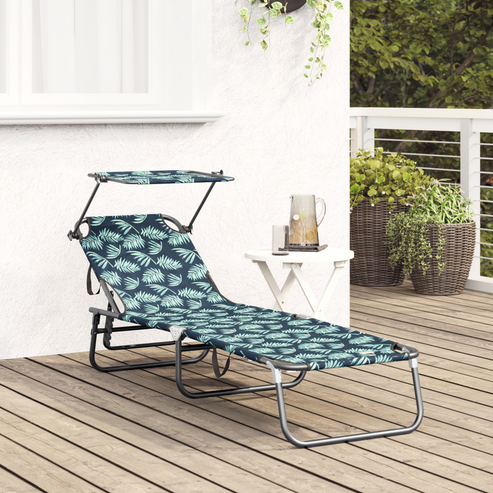 Foldestol Flerfarvet 190 x 57 x 81 cm oxford