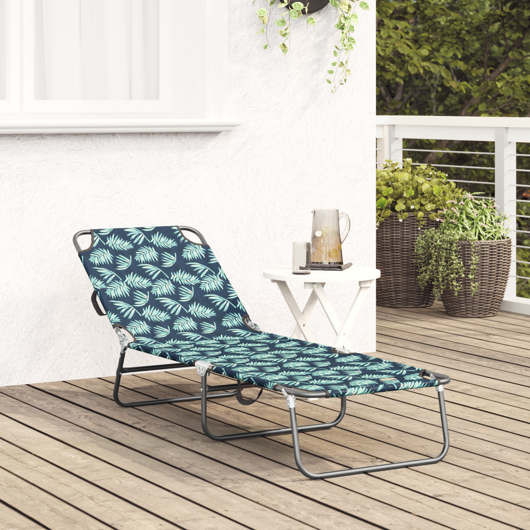 Foldestol Flerfarvet 188 x 57 x 86,5 cm Polyester