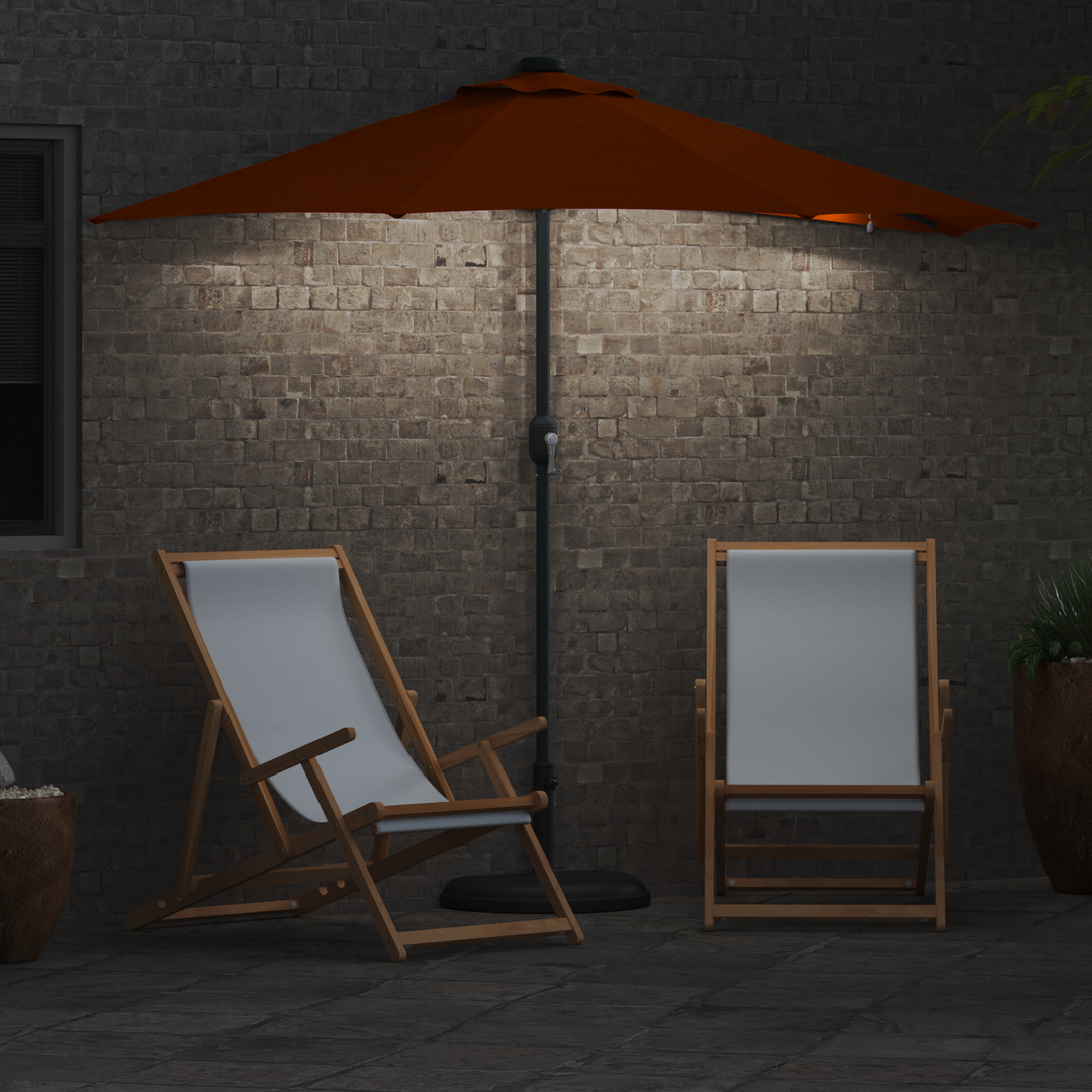 Havesol Terrakotta 294 x 150 x 223 cm Polyester og Stål