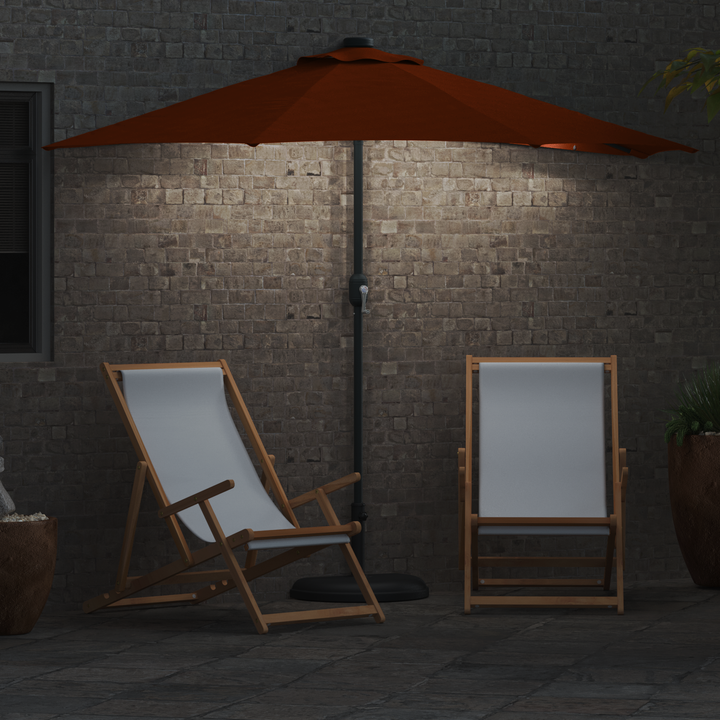 Havesol Terrakotta 294 x 150 x 224 cm Polyester og Stål