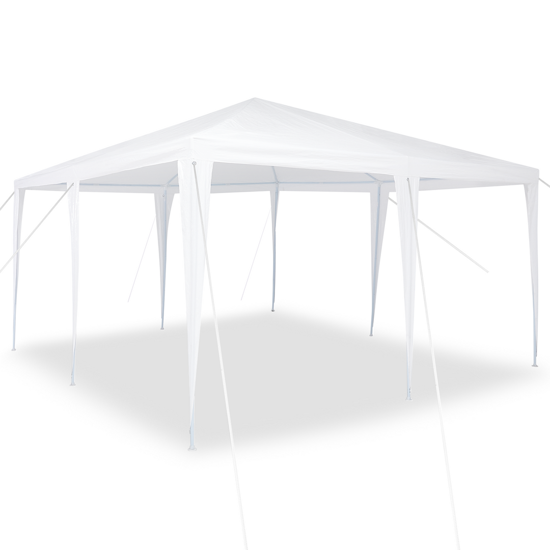 Party Tent Hvid 400 x 400 x 266 cm Polyethylen og stål
