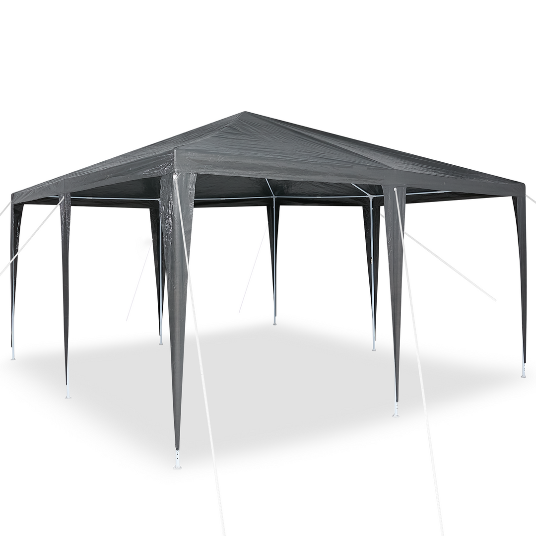 Party Tent Antracit 400 x 400 x 266 cm Polyethylen og stål