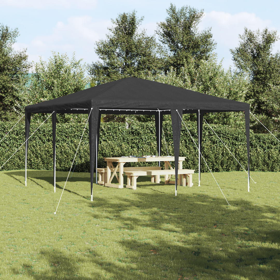 Party Tent Antracit 400 x 400 x 266 cm Polyethylen og stål
