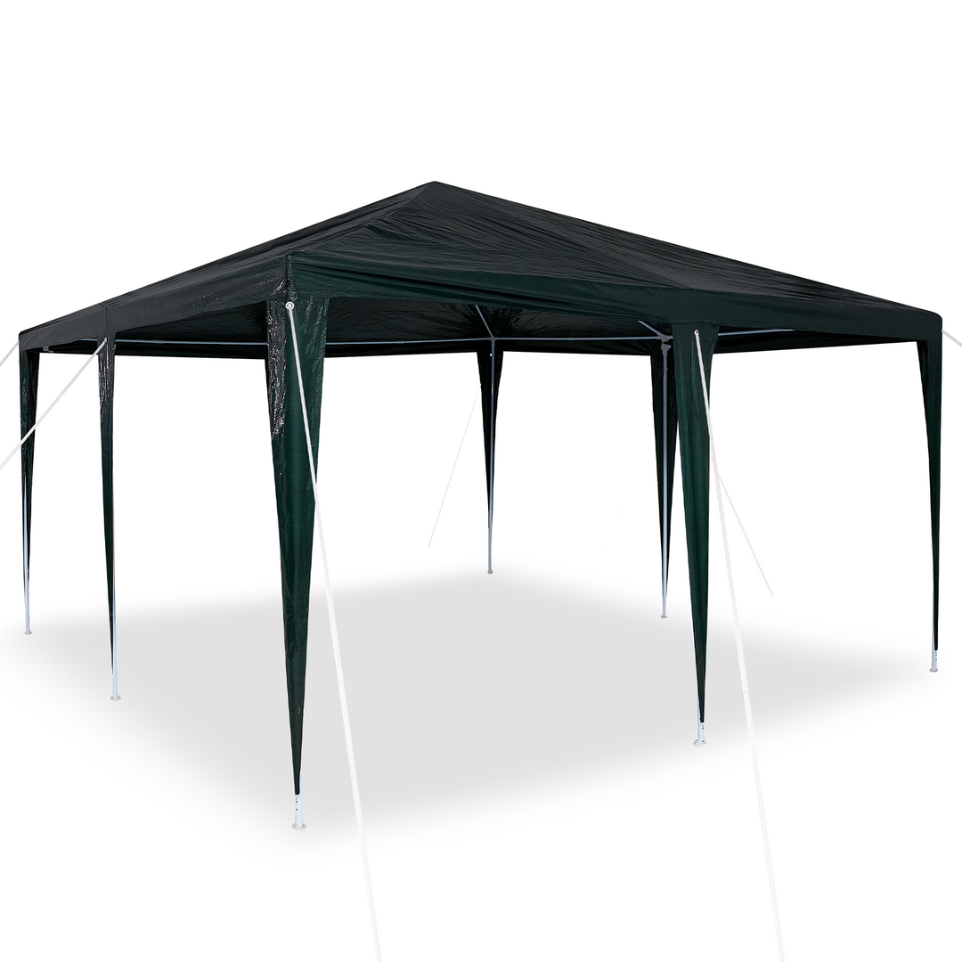 Party Tent Grøn 400 x 400 x 266 cm Polyethylen og stål