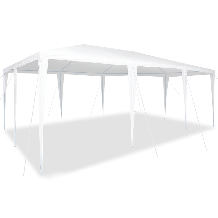 Party Tent Hvid 600 x 400 x 266 cm Polyethylen og stål