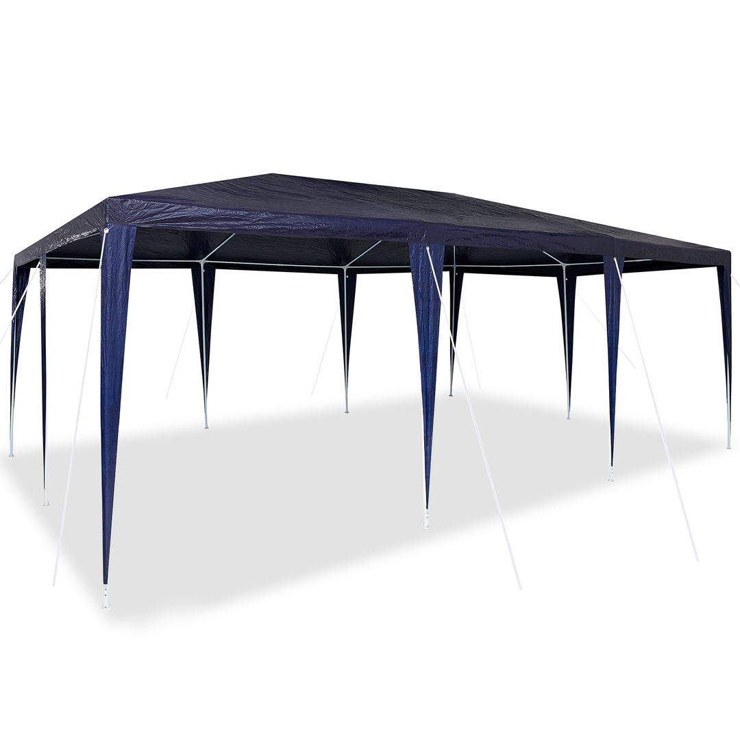 Party Tent Blå 600 x 400 x 266 cm Polyethylen og stål