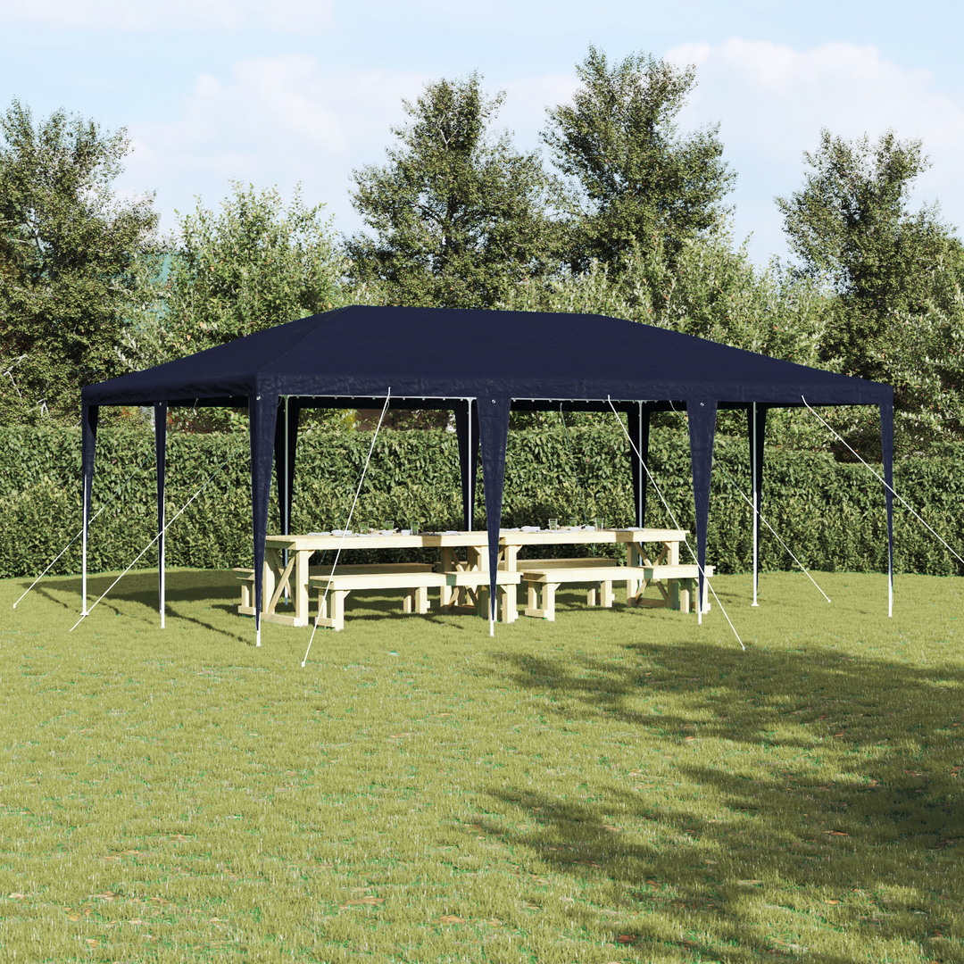 Party Tent Blå 600 x 400 x 266 cm Polyethylen og stål