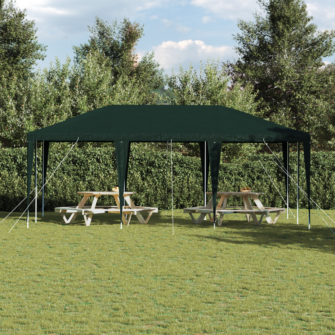 Party Tent Grøn 600 x 400 x 266 cm Polyethylen og stål