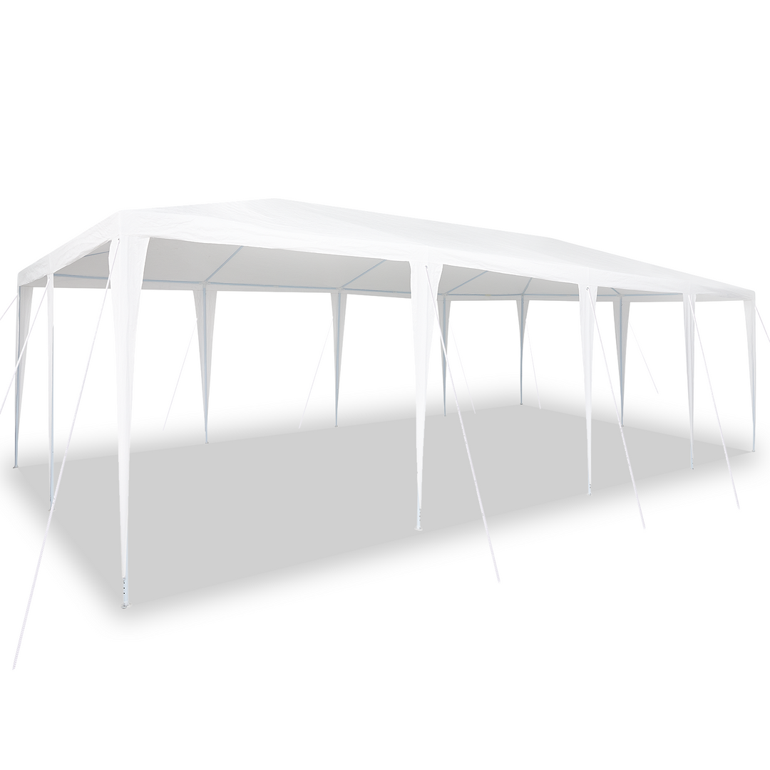 Party Tent Hvid 800 x 400 x 266 cm Polyethylen og stål