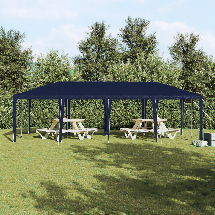 Party Tent Blå 800 x 400 x 266 cm Polyethylen og stål