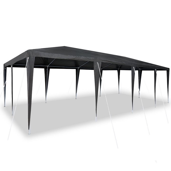 Party Tent Antracit 800 x 400 x 266 cm Polyethylen og stål