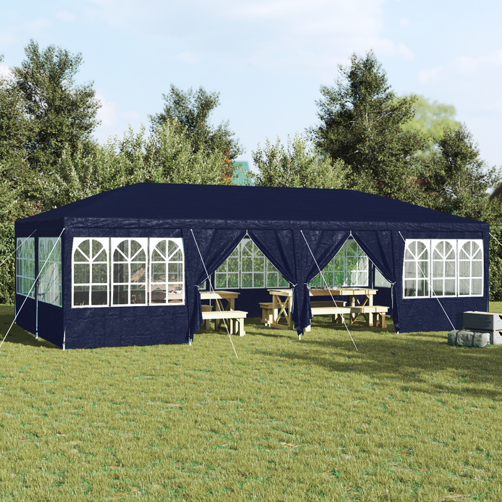 Party Tent Blå 800 x 400 x 266 cm Polyethylen