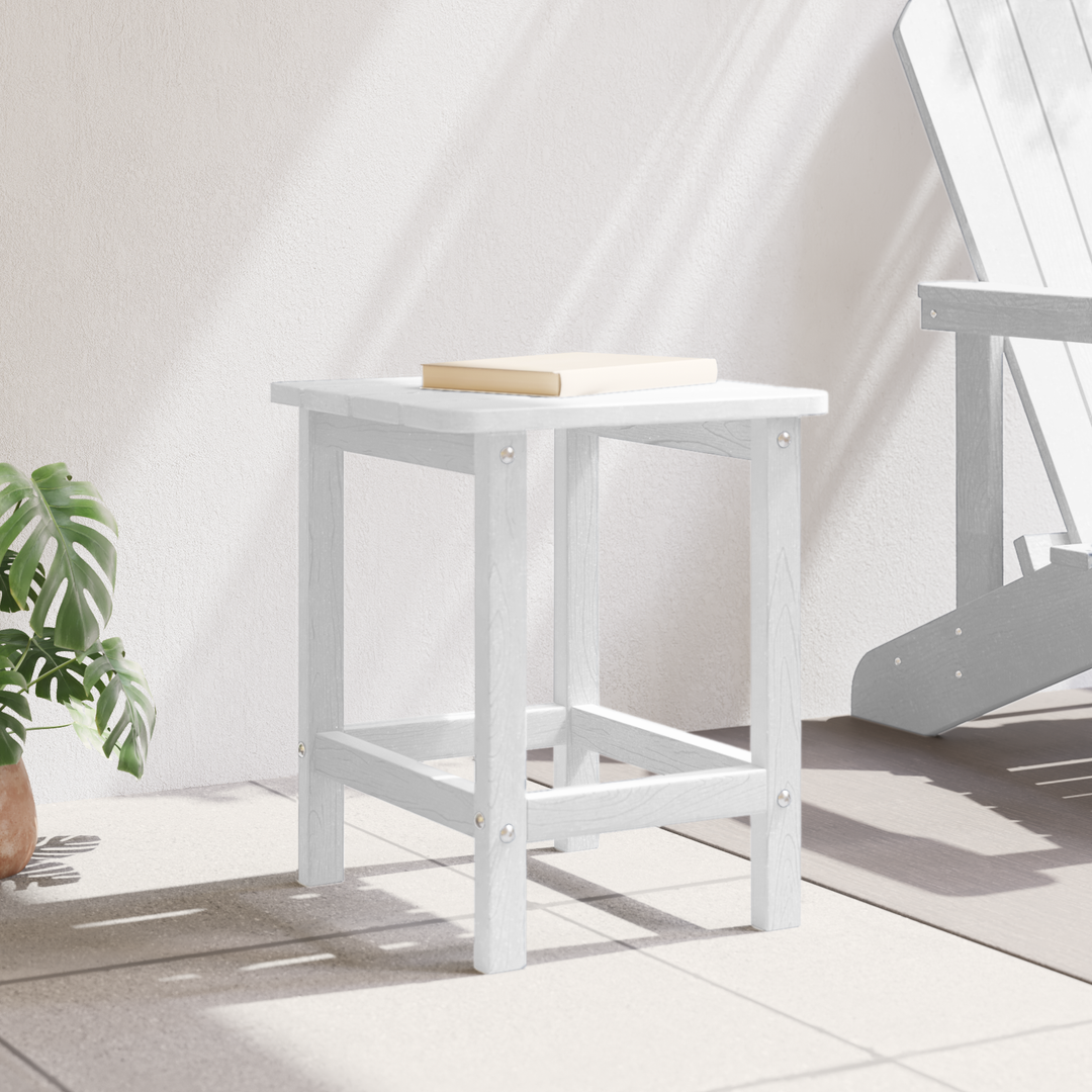 Sidebord Hvid 38 x 38 x 46 cm Polyethylen