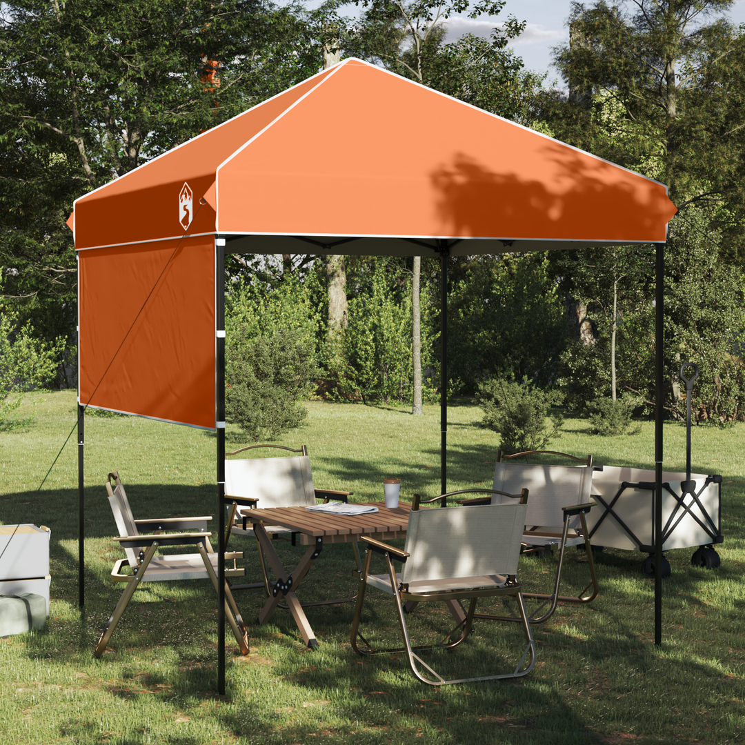 Canopy Tent Orange 194 x 194 x 251 cm Stof