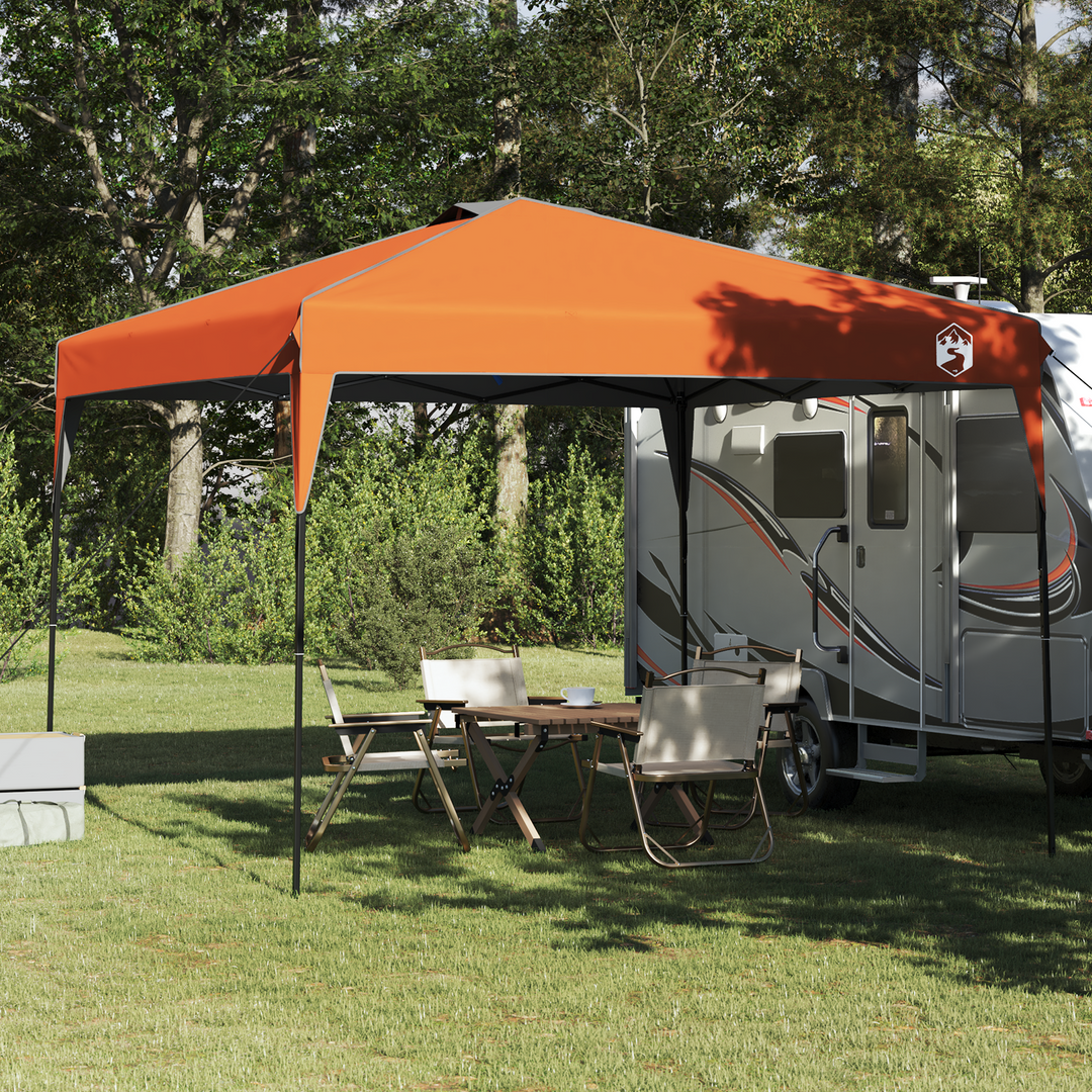 Canopy Tent Orange 290 x 290 x 251 cm Stof