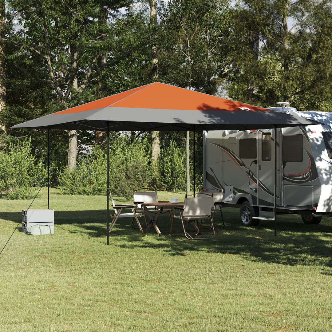 Canopy Tent Orange 395 x 395 x 251 cm Stof