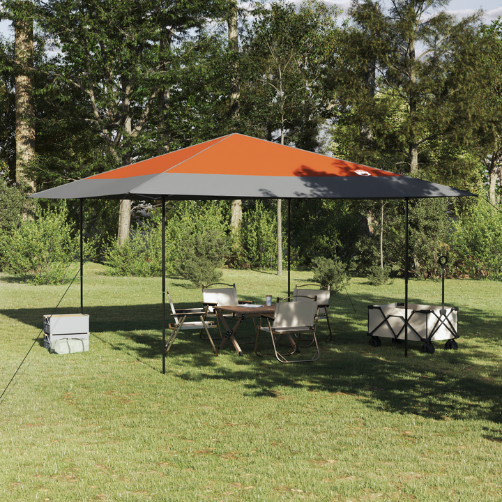 Canopy Tent Orange 395 x 395 x 251 cm Stof