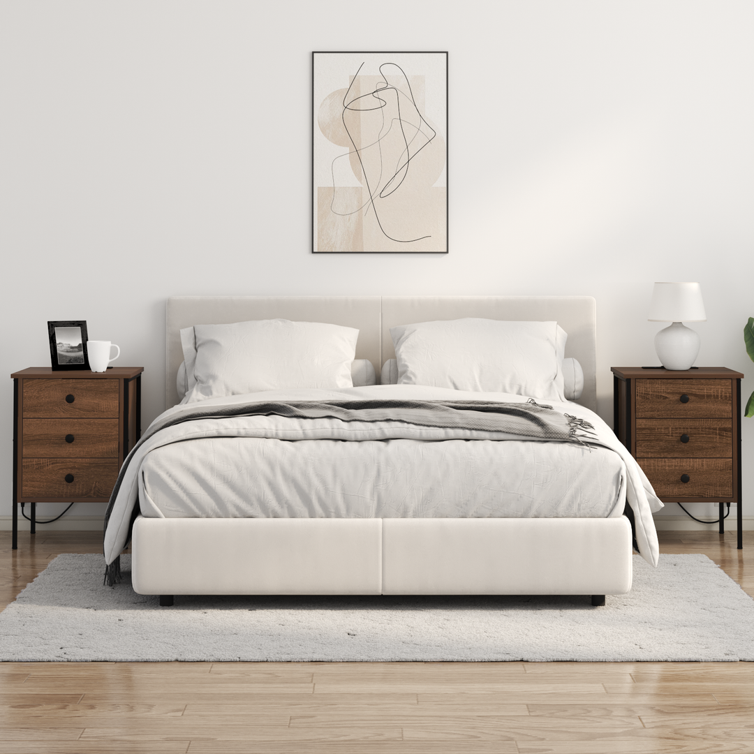 Natskab med skuffe Brun eg 42 x 41 x 61 cm Konstrueret træ