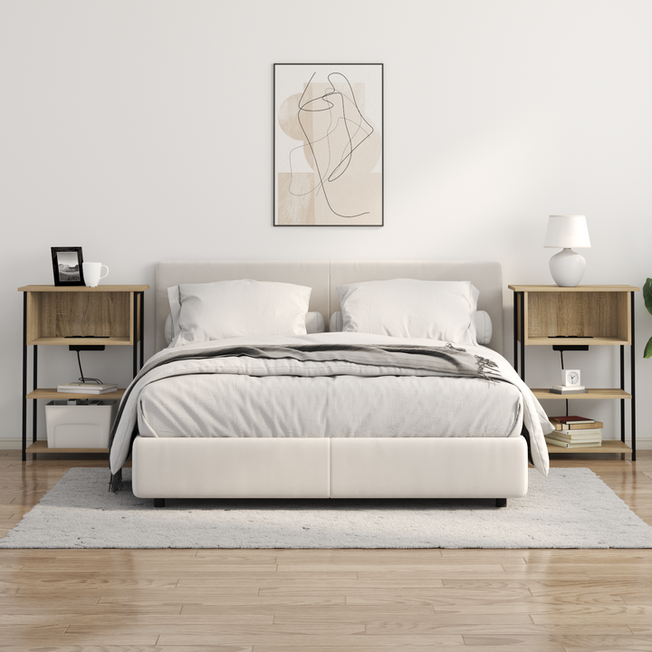 Natskab Sonoma eg 55 x 31 x 76 cm Konstrueret træ