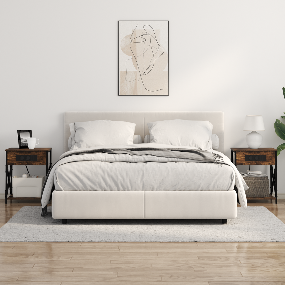 Natskab Røget eg 41 x 31 x 51 cm Konstrueret træ